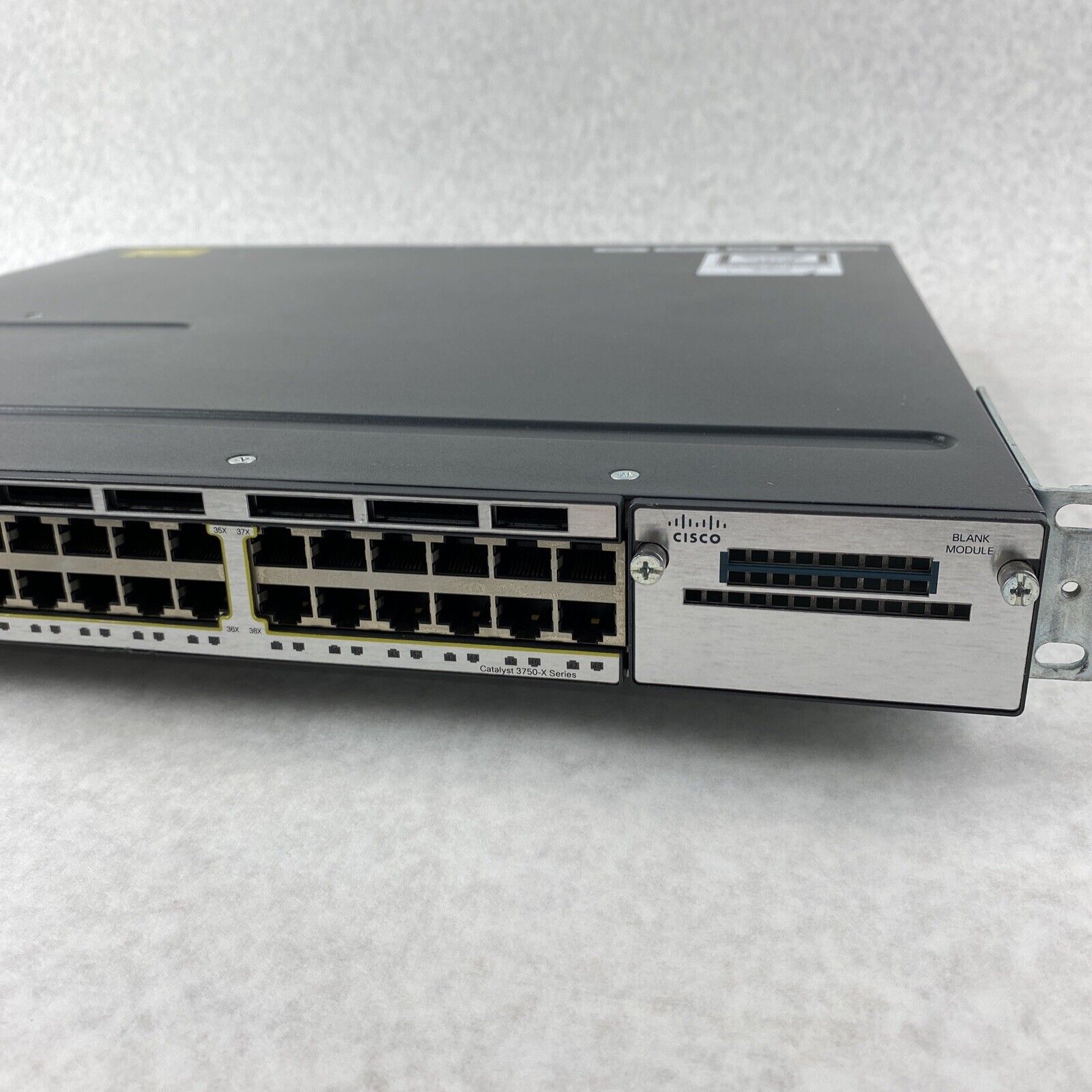 Cisco WS-C3750X-48T-S Catalyst Series 48-Port Gigabit Switch with 2 PSU