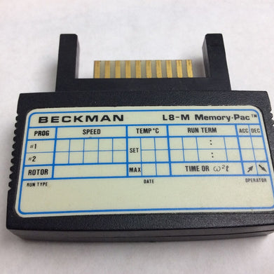 Beckman Instruments L8-M Memory Pac, Centrifuge Sceince Lab Equipment L8 M