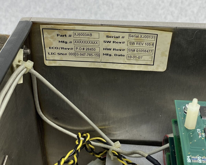 Weber LegiJet XJ6003AB High Resolution Ink Jet Coding System ML500