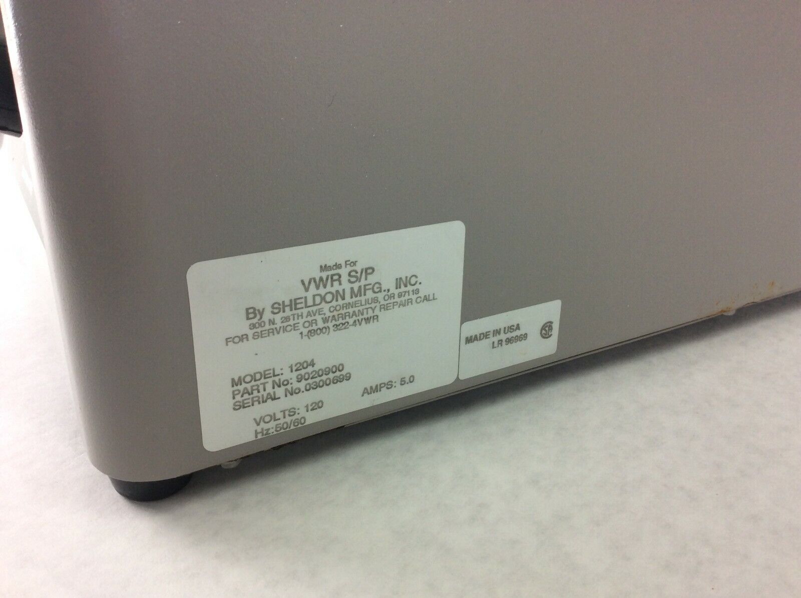VWR Scientific Products Model 1204 Water Bath