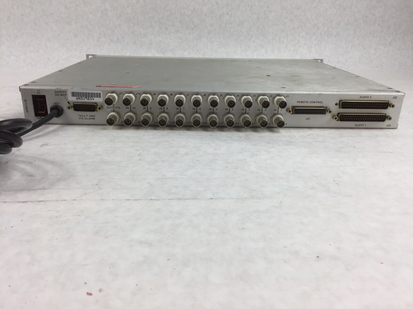 Grass Valley Group Ten XL Routing A/V SWR 1 Video Matrix Rackmount