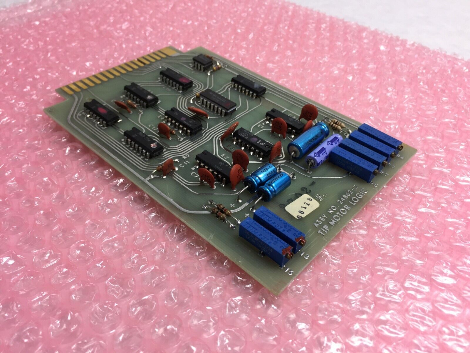 MSI Tip Motor Logic 08128  Assy No 24862-2  Micromedic Card