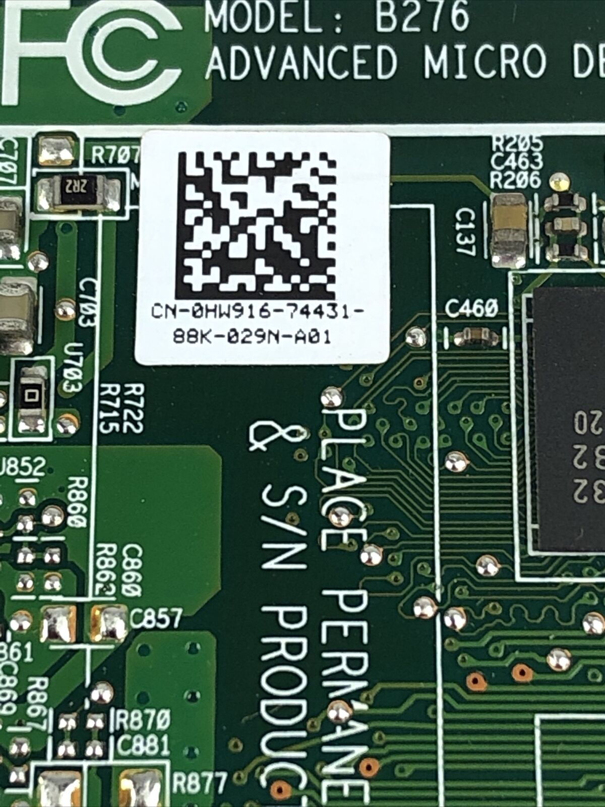 Dell HW916 ATI Radeon HD 2400 XT 256MB PCIE Video Card