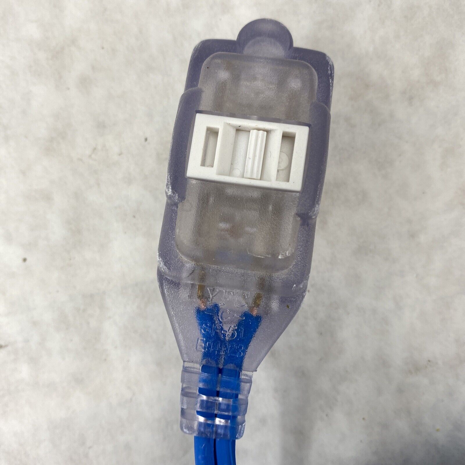 Century Wire Pro Glo 9ft Household Extension Polarized AC Power Cord Blue