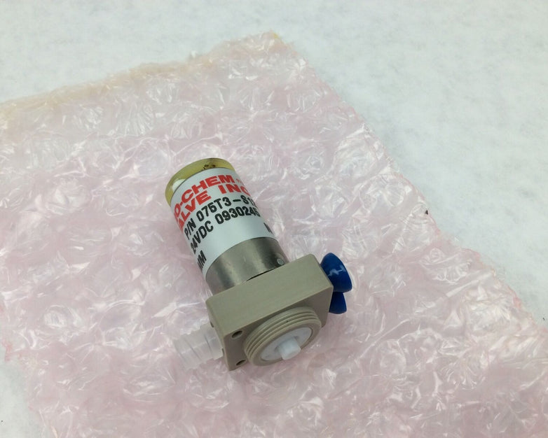 Bio-Chem Syringe Valve 075T, 3 Way, 24V, 075T3-S120