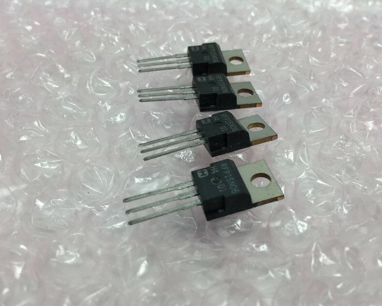 Harris RFP15N06 MOSFET Transistors   Lot of 4   NOS