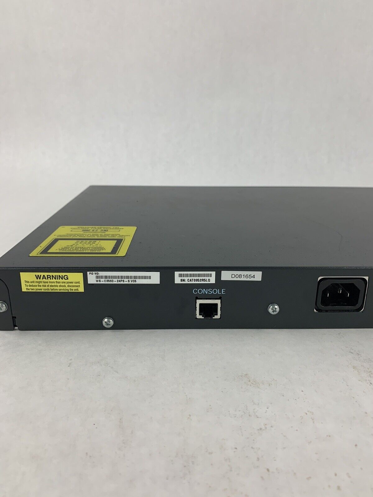 Cisco 3560 Series WS-C3560-24PS-S Network Managed Switch