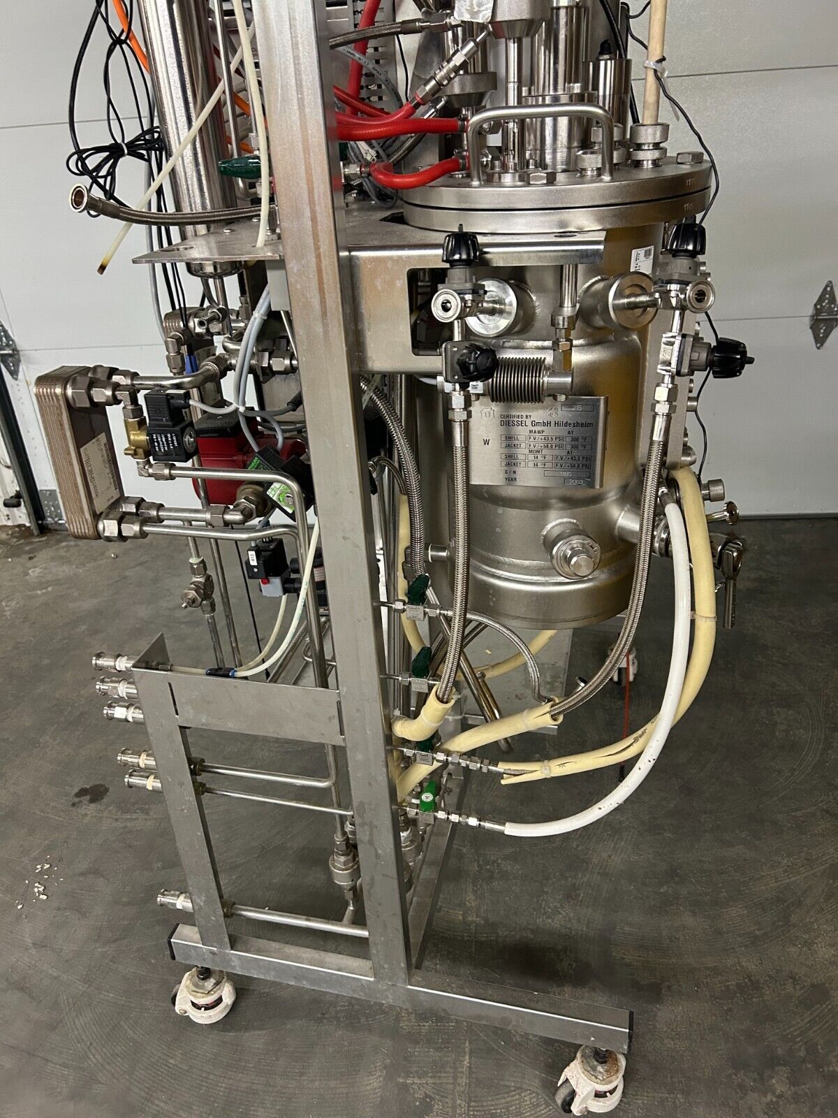 Biotech BioStat Fermenter C-DCU 3 10L Gasmix 4-MFC Bioreactor System Parts