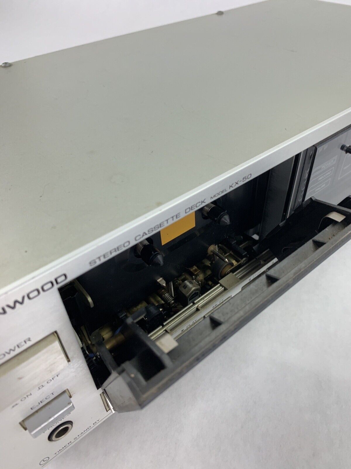 Vintage Kenwood KX-50 Stereo Cassette Deck For Parts and Repair
