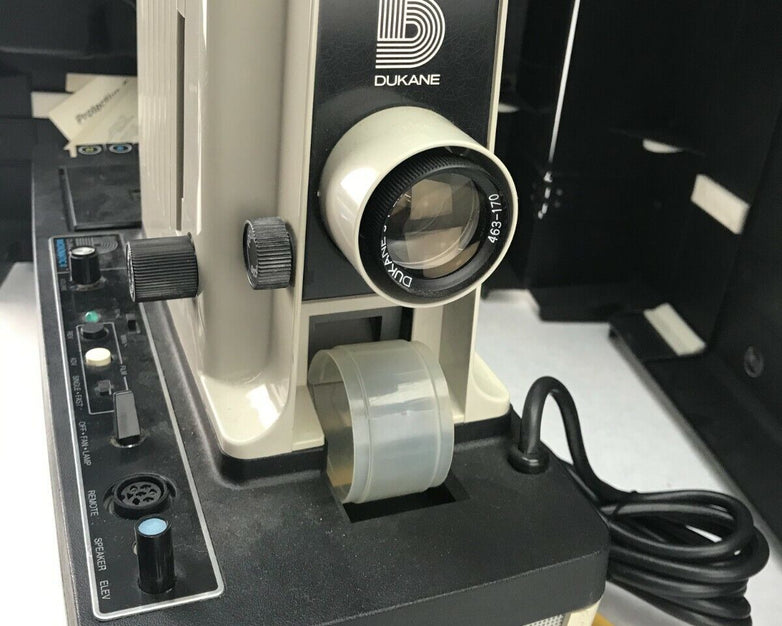 Vintage Dukane Micromatic II Sound Filmstrip Projector with Case