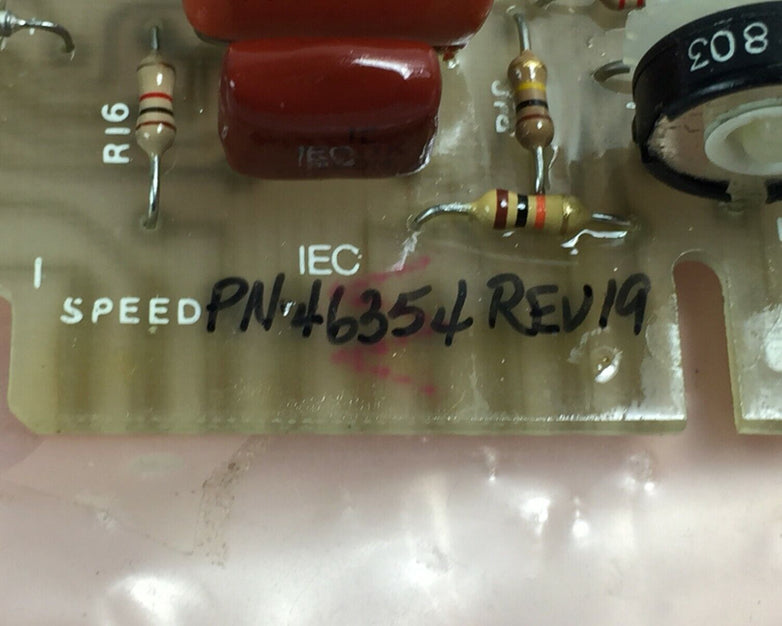 DAMON / IEC P/N 46354 Speed Control Board