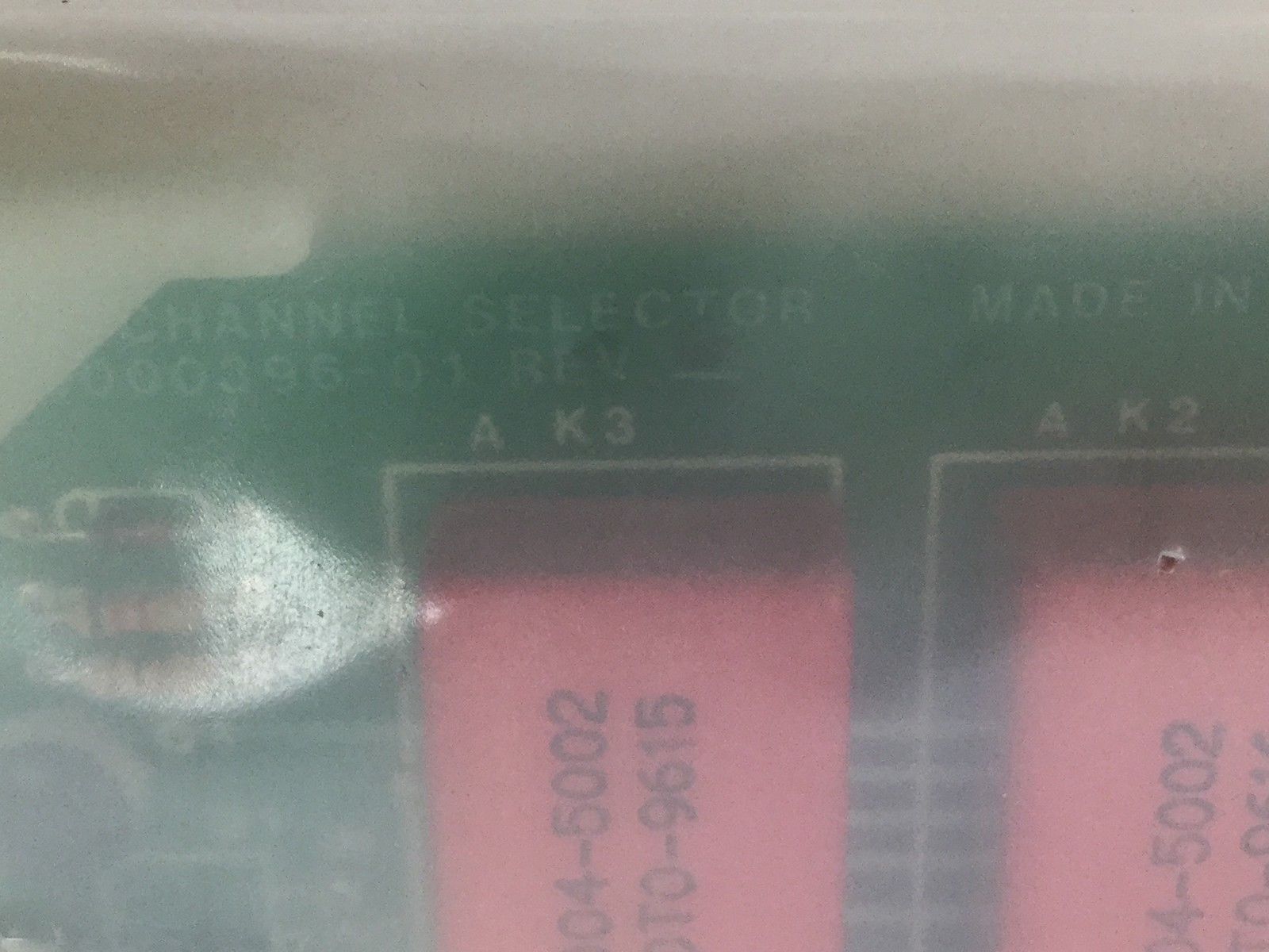 6 Channel Selector, MC000396/ MC000396 Rev E, Card, NEW in Sealed Bag