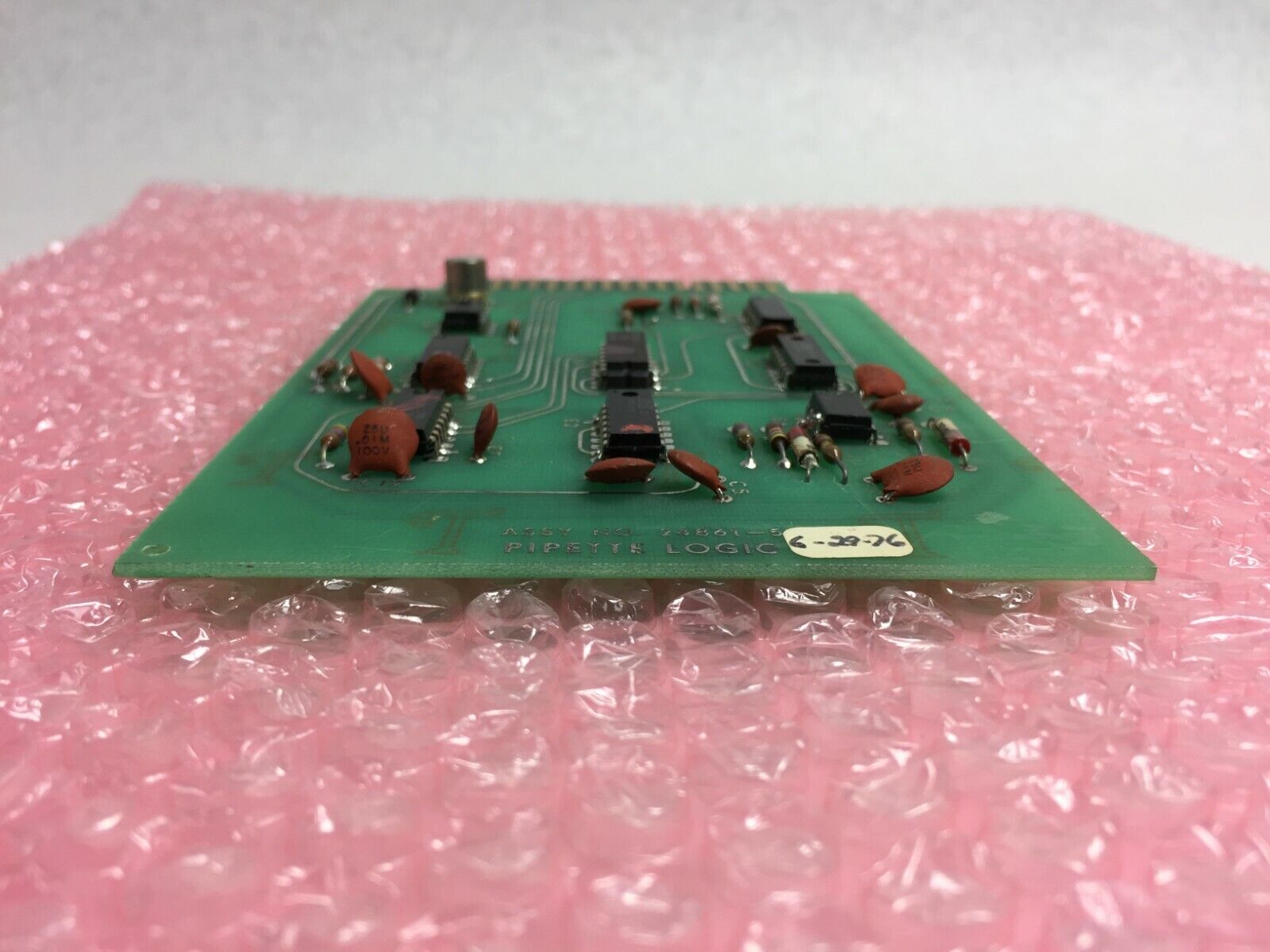 Vintage 1976 MSI Pipette Logic 24861-5  Micromedic Card