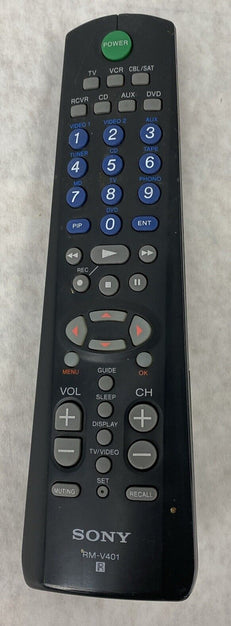 Sony RM-V401 TV CD DVD VCR Cable Satellite Reciever Remote Control TESTED