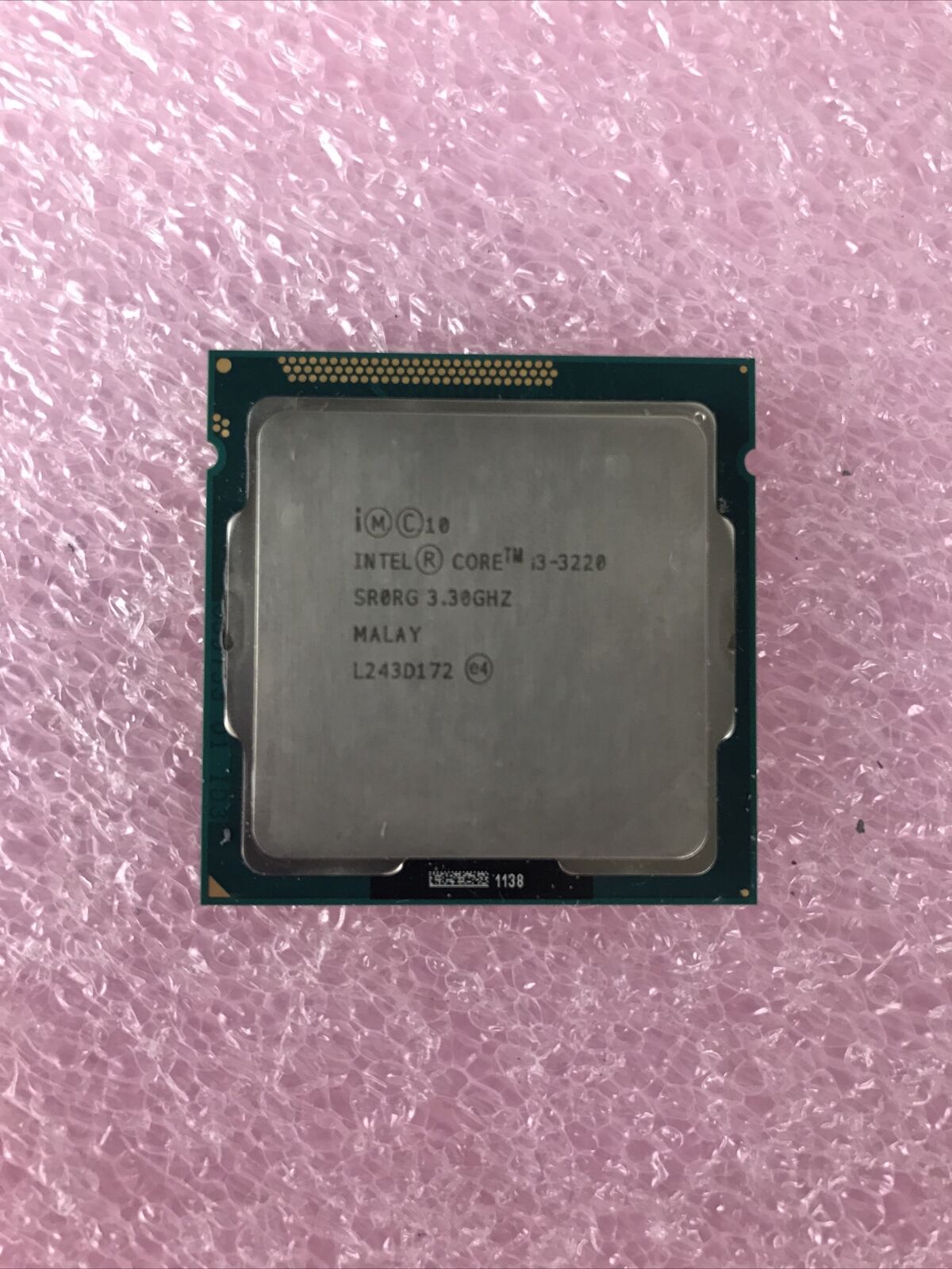 Intel Core i3 3220 3.30GHz Dual Core CPU Processor SR0RG