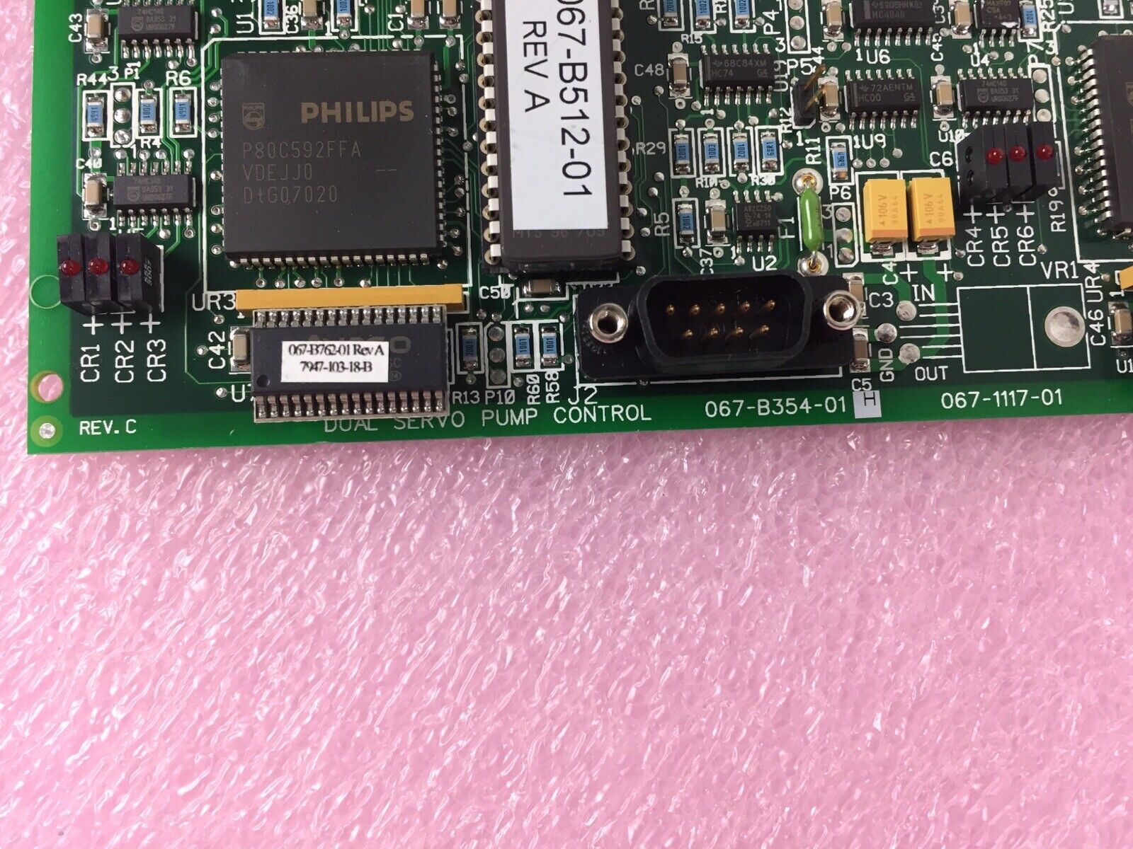 Siemens Bayer 067-B354-01D Dual Servo Pump Control Board 067-1117-01B