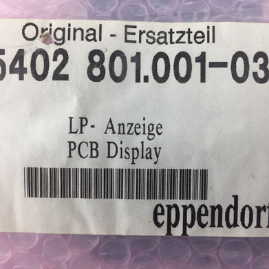 Ersatzteil LP - Aneige PCB Display - Eppendorf - 5402 801.001-03 - Brinkmann