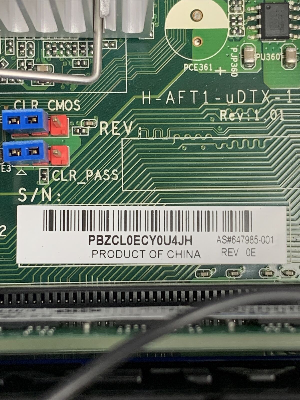Compaq 100B SFF AMD E-350 1.6GHz 8GB RAM No HDD No OS