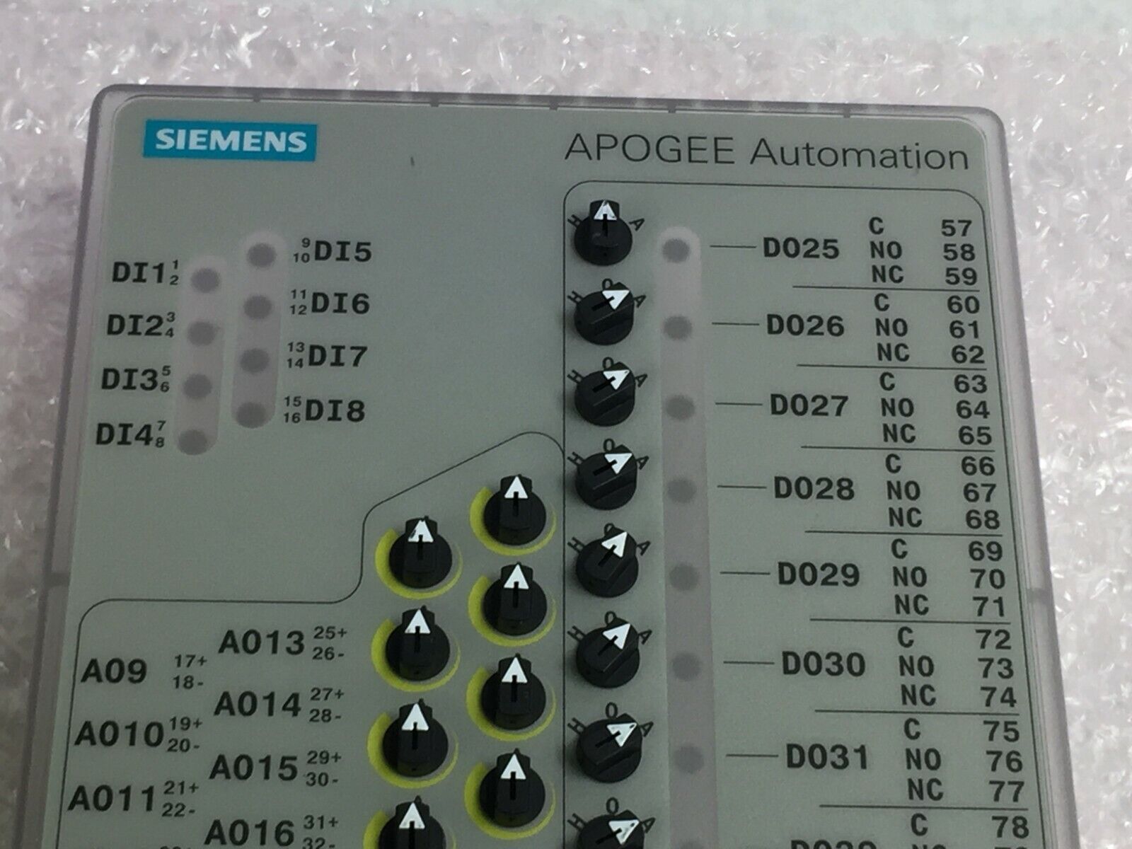 SIEMENS APOGEE Automation Power Mec   Front Cover ONLY