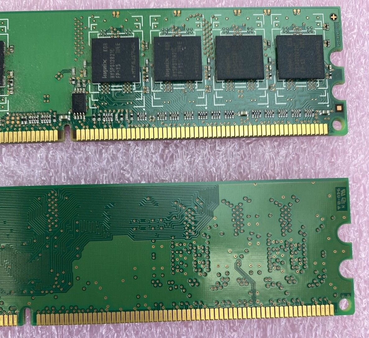 2x512MB Hynix PC2-5300U-555-12 1Rx8 RAM modules HYMP564U64CP8-Y5 + HYMP164U64CP6