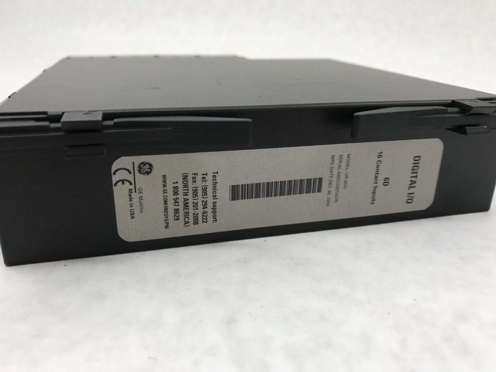 GE Multilin UR6DH Digital I/O 16 Contact Inputs Transducer Card