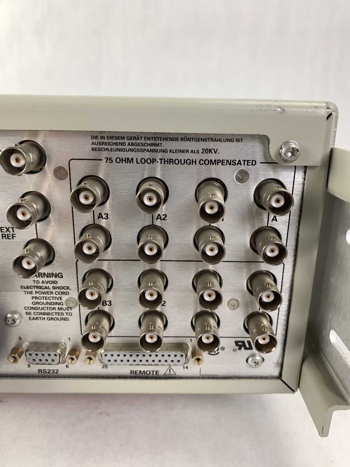 Tektronix 1750A Waveform Vector Monitor Power Tested for Parts and Repair