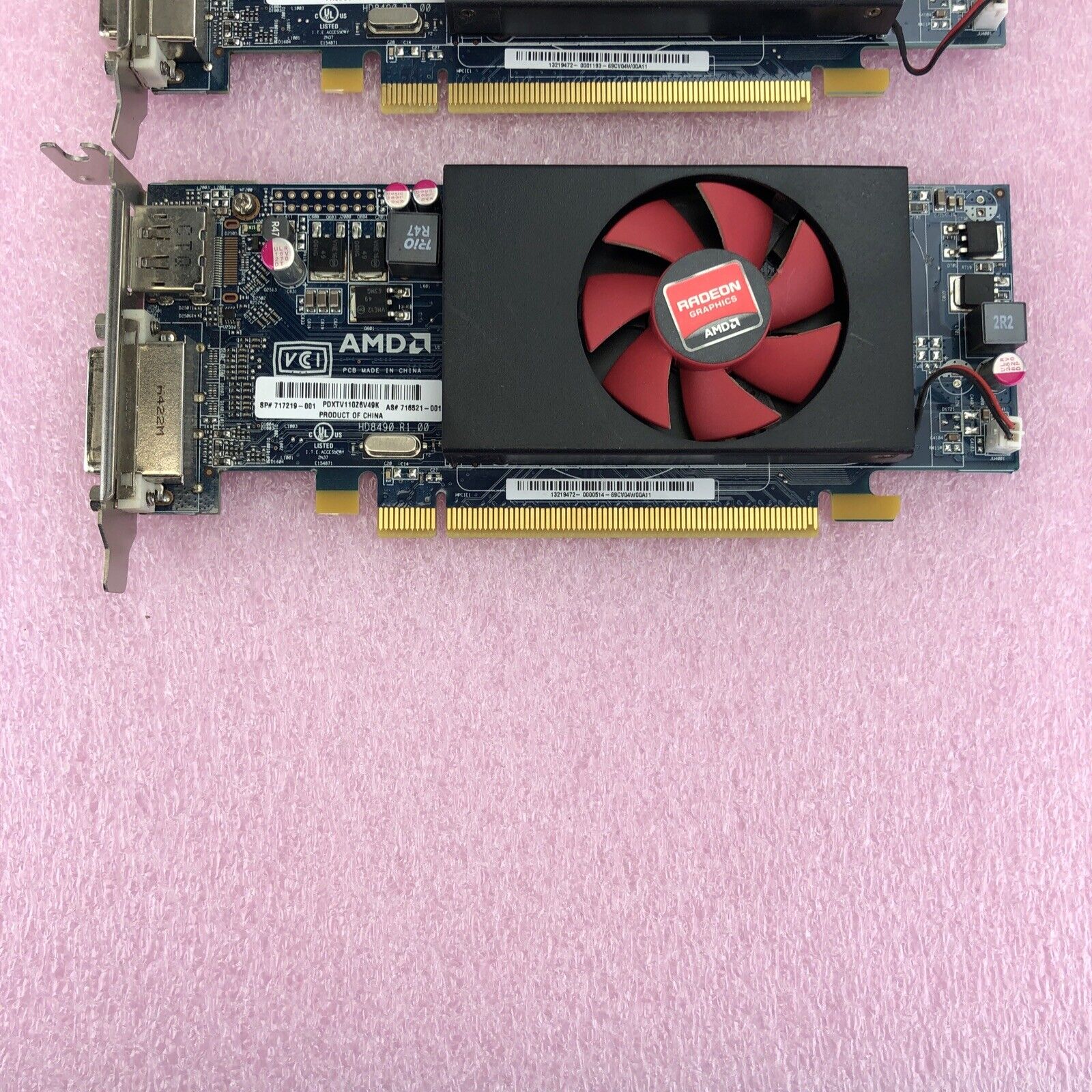 Lot of 3 AMD Radeon ATI-102-C36952 Graphic Card 1GB Display-Port/DVI 71219811H0G