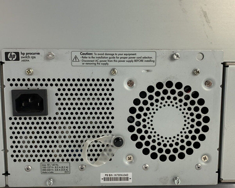 HP ProCurve Network Switch J8773A 4208VL Chassis w/ 6x J8768A and 2x J9033A