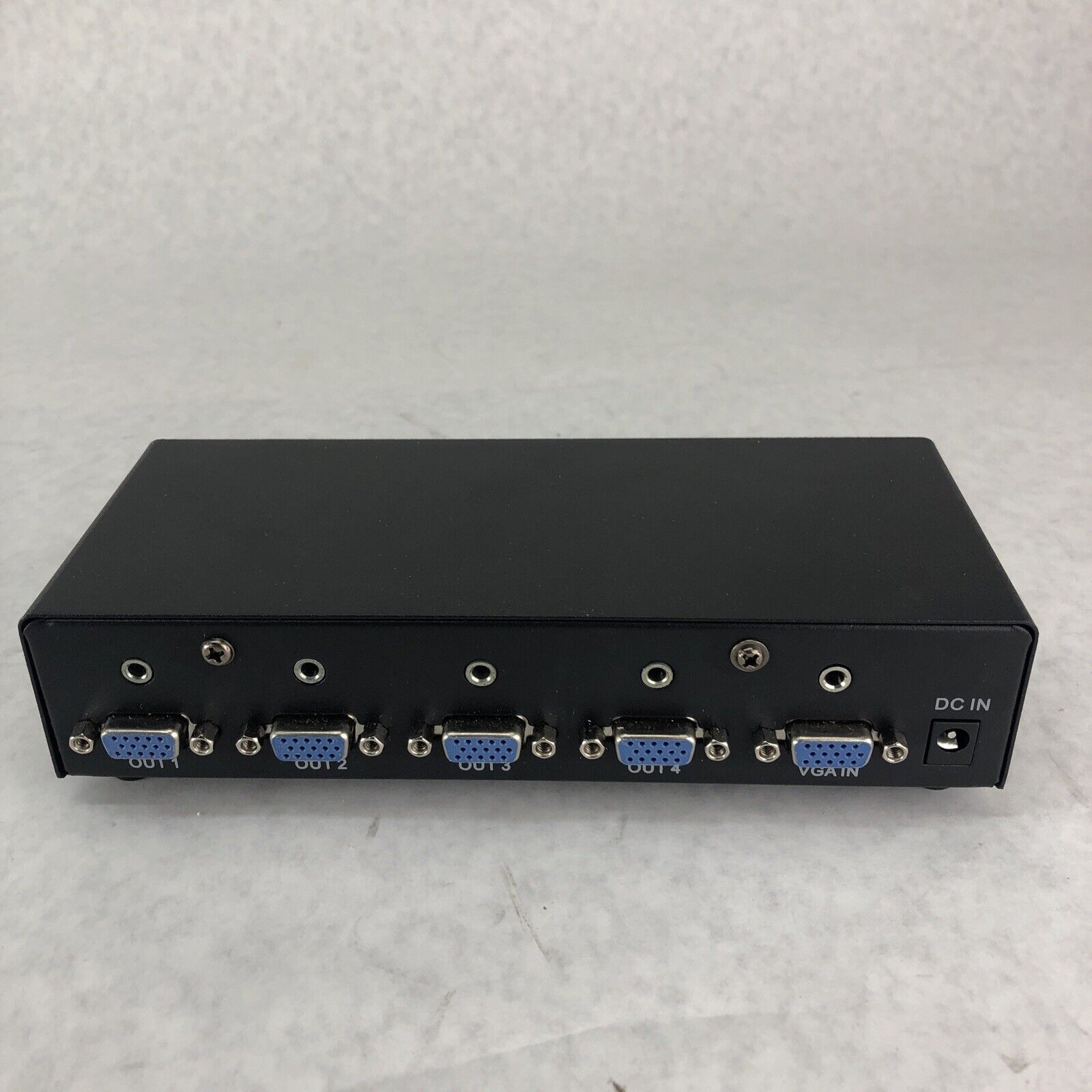 4-Port 350M High Power Drive VGA Audio Splitter CA3504A with Instruction Manual