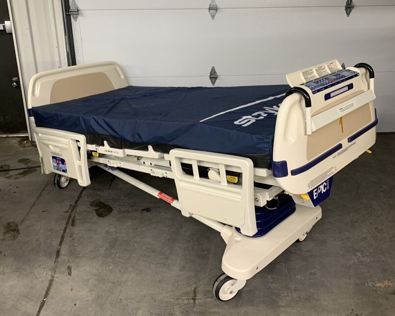 Stryker Epic Bed 2030 Critical Care Hospital Bed w/ Comfort Gel Mattress