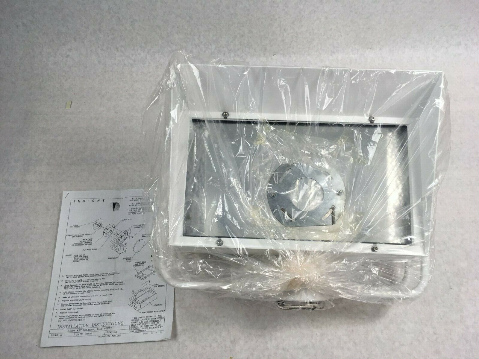 Insight Arida Exterior Architectural Indirect Lighting Wet Location Wall Mount