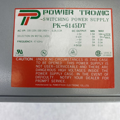 Power Tronic PK-6145DT3 142W Switching Power Supply for Gateway P5-133