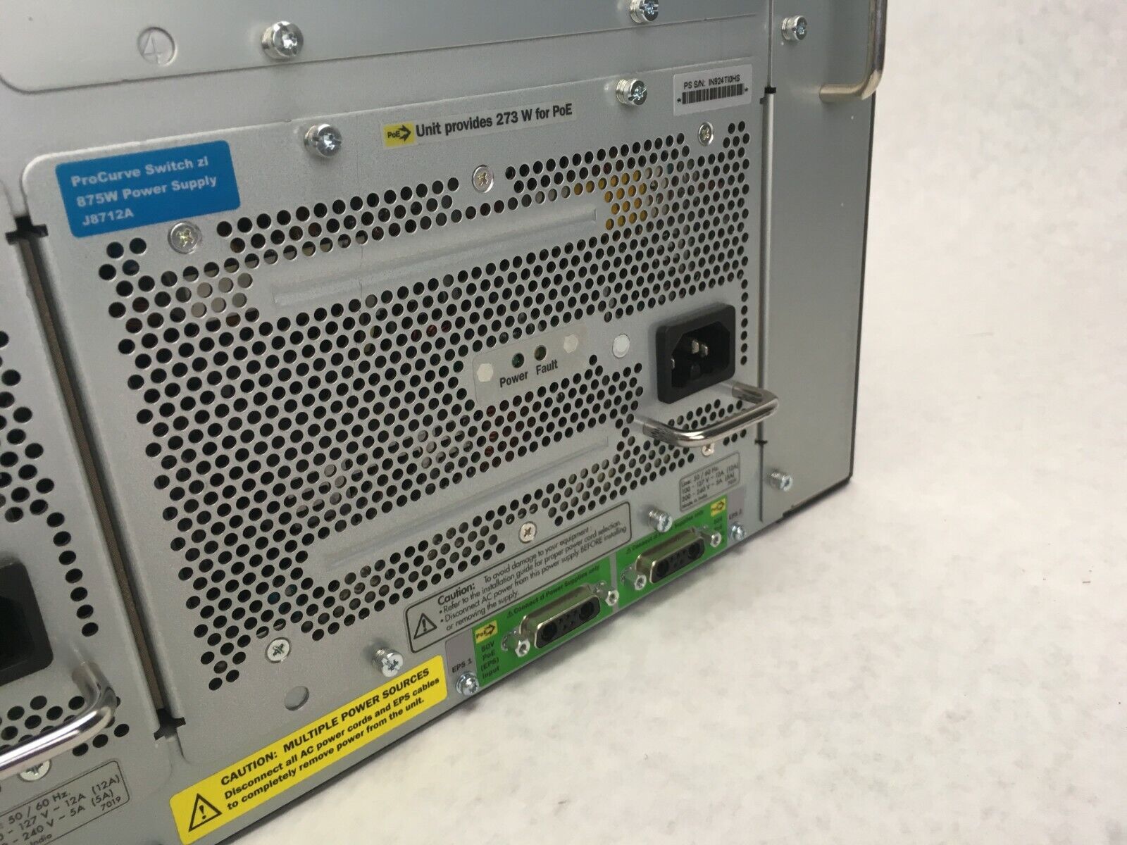 HP J8726A w/ 6 J8702A Modules + J8698A ProCurve Switch 5412 + J8705A Gig-T