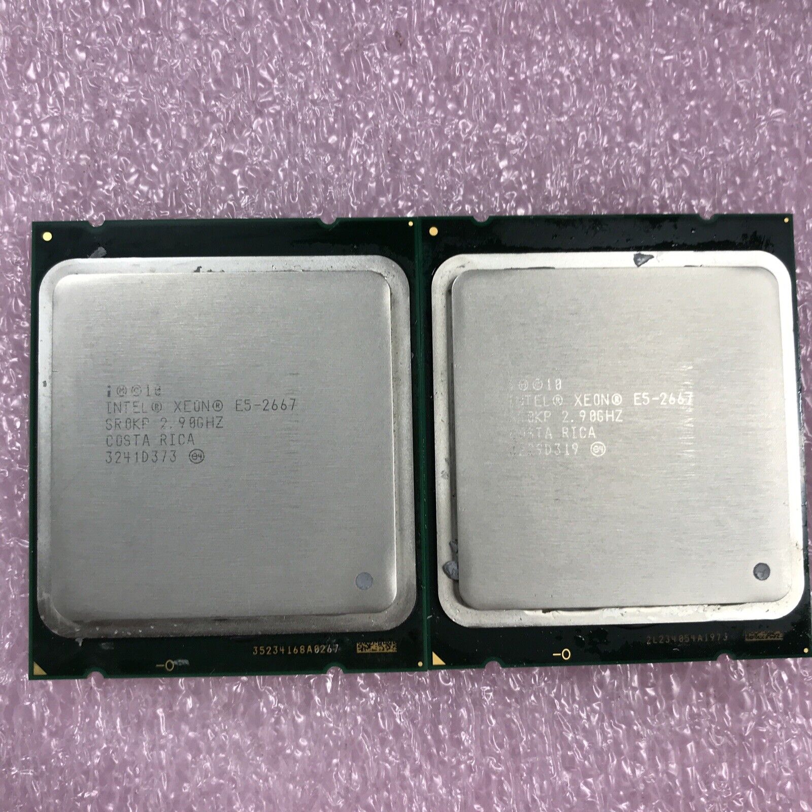 (Lot of 2) Intel E5-2667 SR0KP 2.9GHz (Tested and Working)