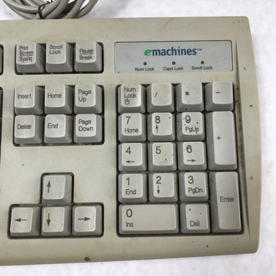 EMachines KB-2971 5V 200mA PS2 Wired Keyboard