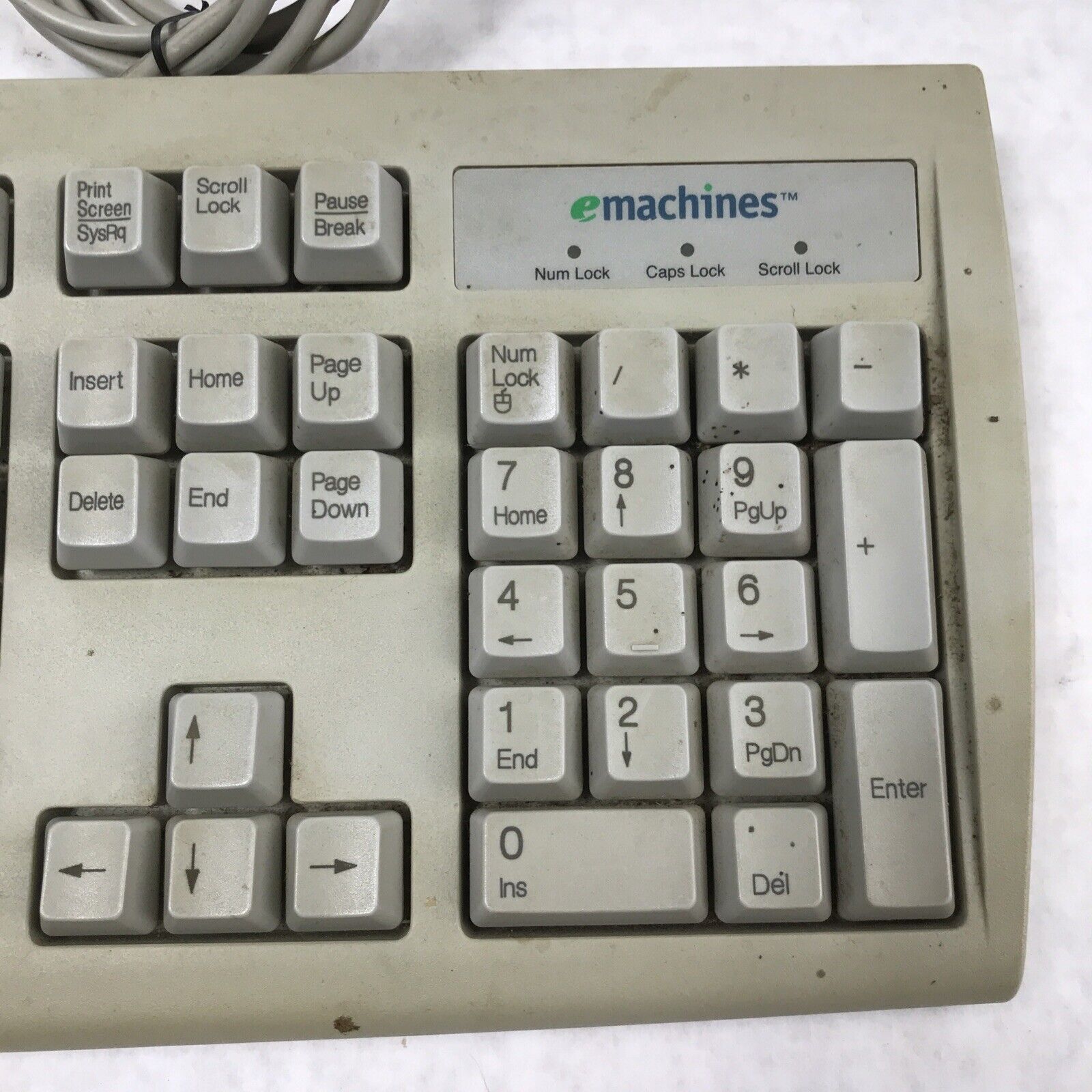 EMachines KB-2971 5V 200mA PS2 Wired Keyboard
