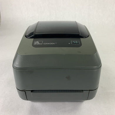 Zebra GX430t Barcode Printer Thermal Label 4" Bad Serial Port Tested