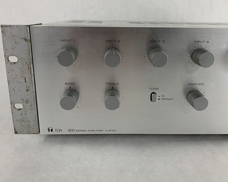 TOA A-912A 900 Series Mixer/Amplifier Missing Modular Cards Tested