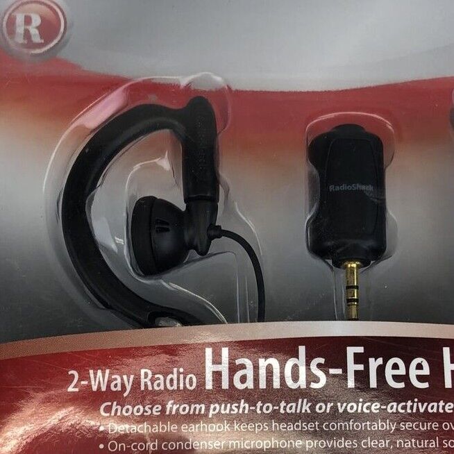 RadioShack 210-0102 2-Way Radio Hands-Free Headset GMRS/FRS Radio Mic