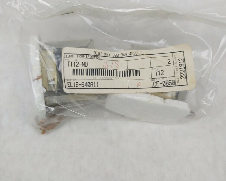 Digi-Key EL16-640A11 10VA Transformer Pair