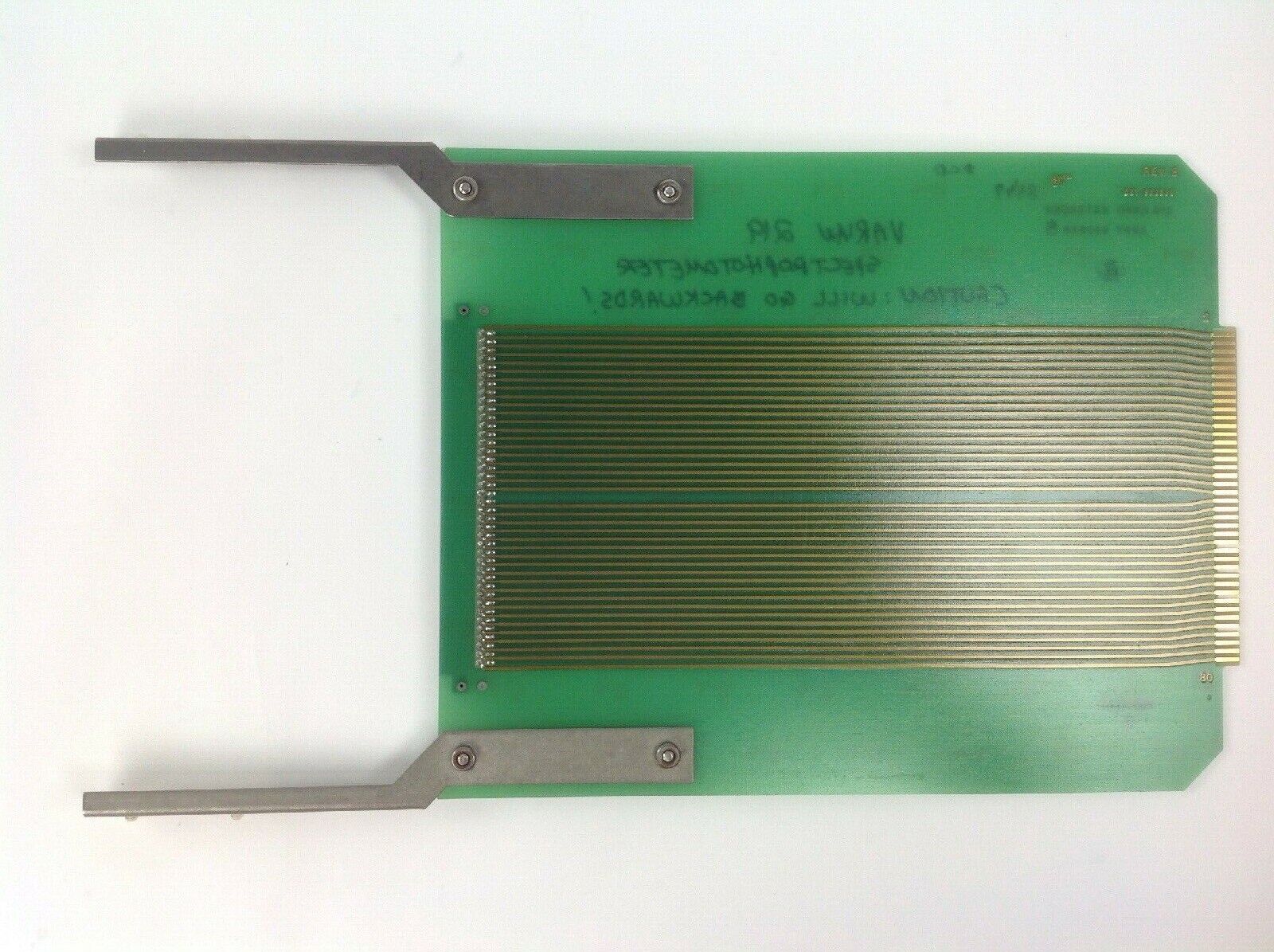 Varian 219 Spectrophotometer Card Extender Assy 952638 Rev B DET 952639
