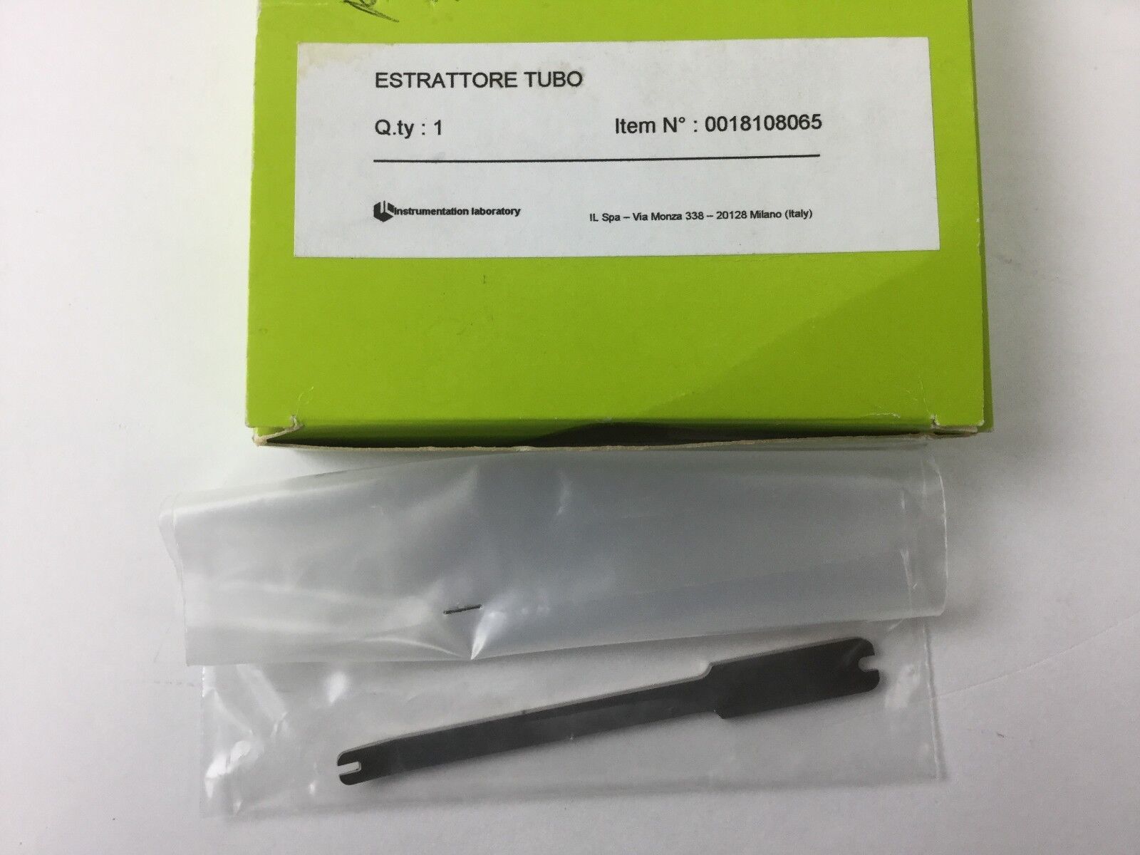 Instrumentation Laboratory Estrattore Tubo 00185108065