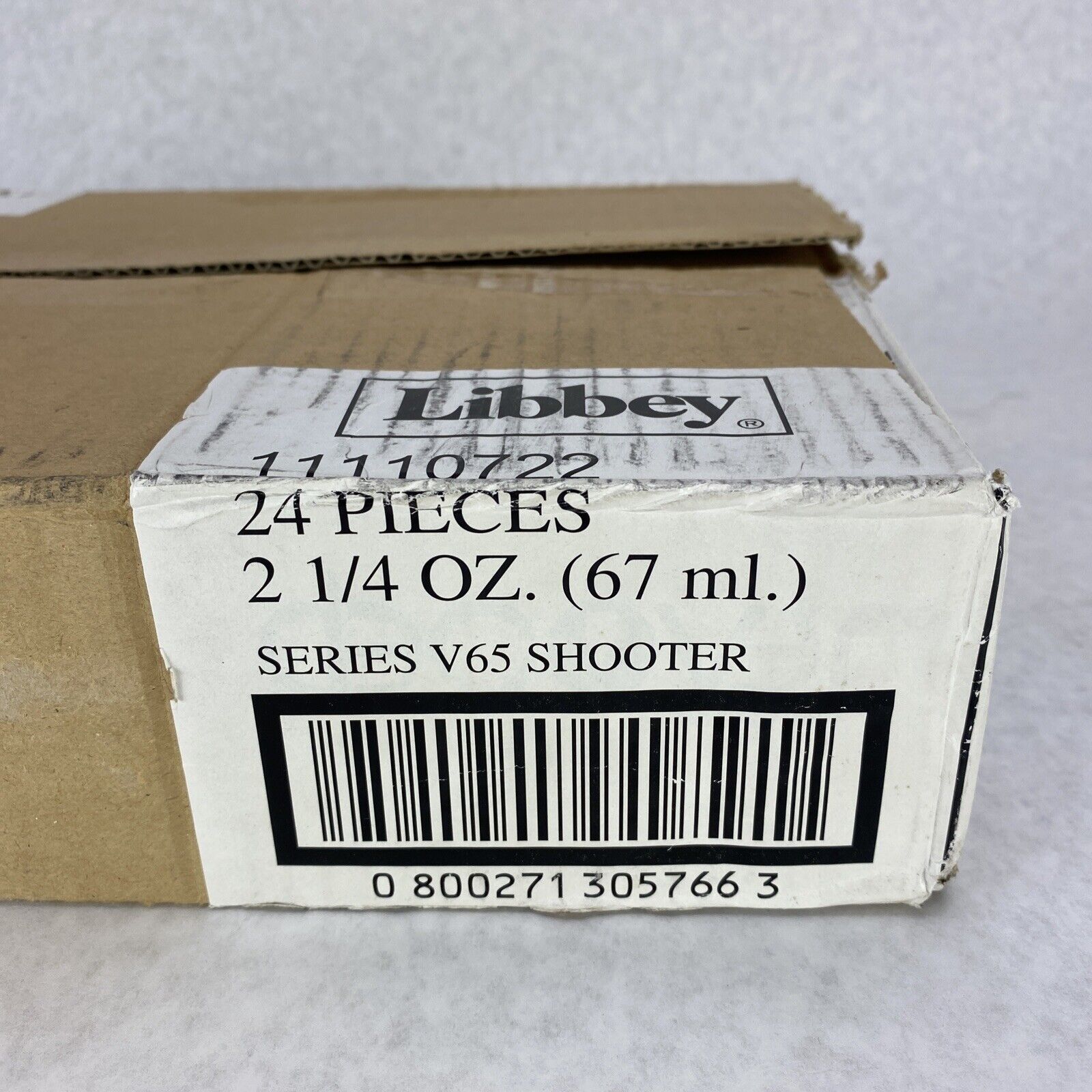 24 Piece Borgonovo 2 1/4 OZ. (67 ml.) Shot Glasses Series V65 Shooter