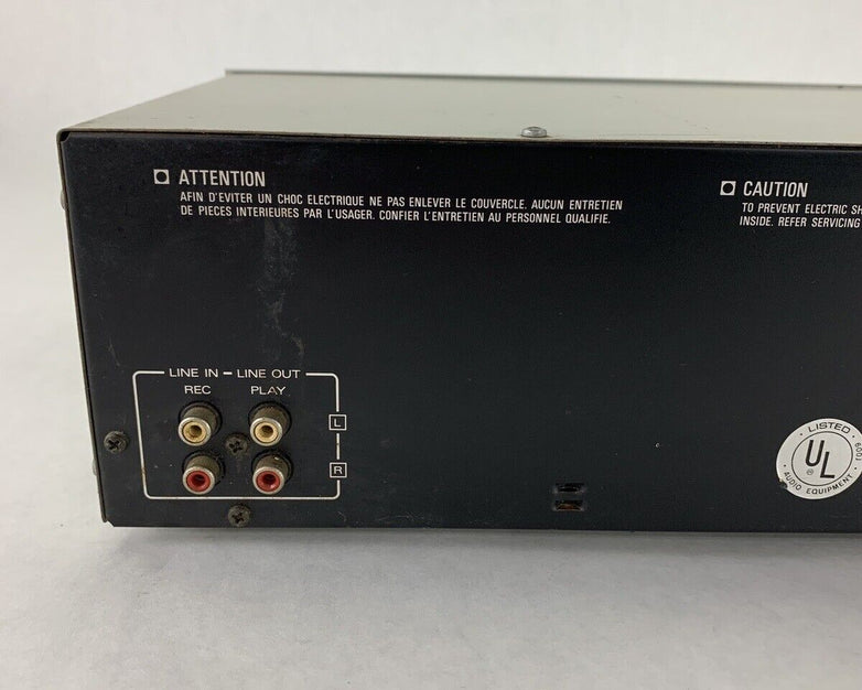 Vintage Kenwood KX-50 Stereo Cassette Deck For Parts and Repair