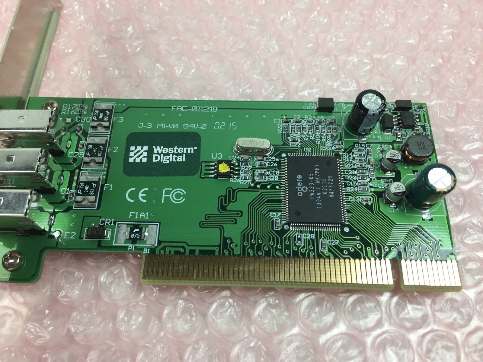 Western Digital FireWire PCI Adapter 1394 i.LINK Compatable MAC, PC WDAD004-RNW