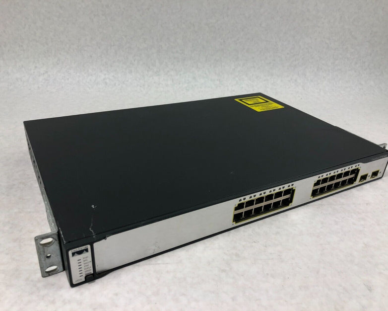 Cisco WS-C3750-24TS-S Catalyst 3750 Series 24 Port Managed Switch