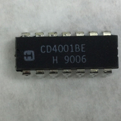 Harris  CD4001BE  Logic Gates CMOS Quad 2-In  Lot of 25