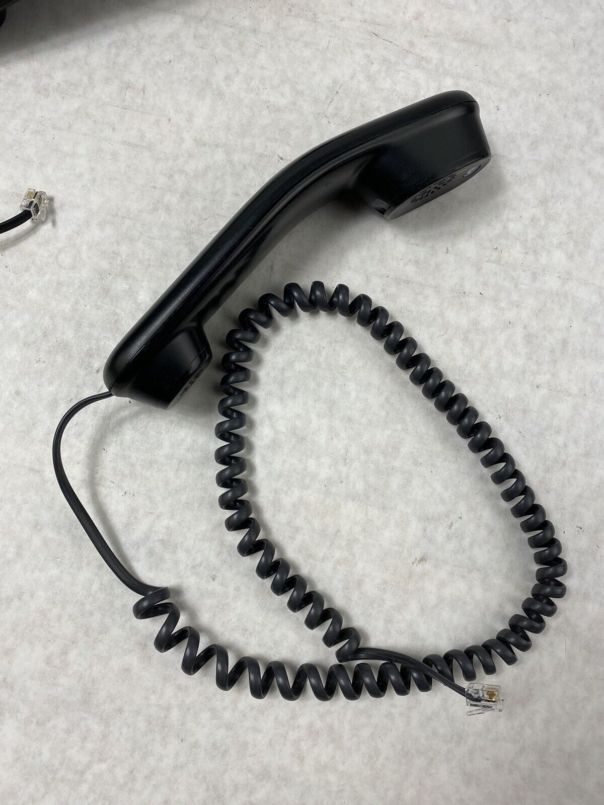 Lot(5) Cisco 6900/8900/9900 Black Handsets with Cords Only Grade B