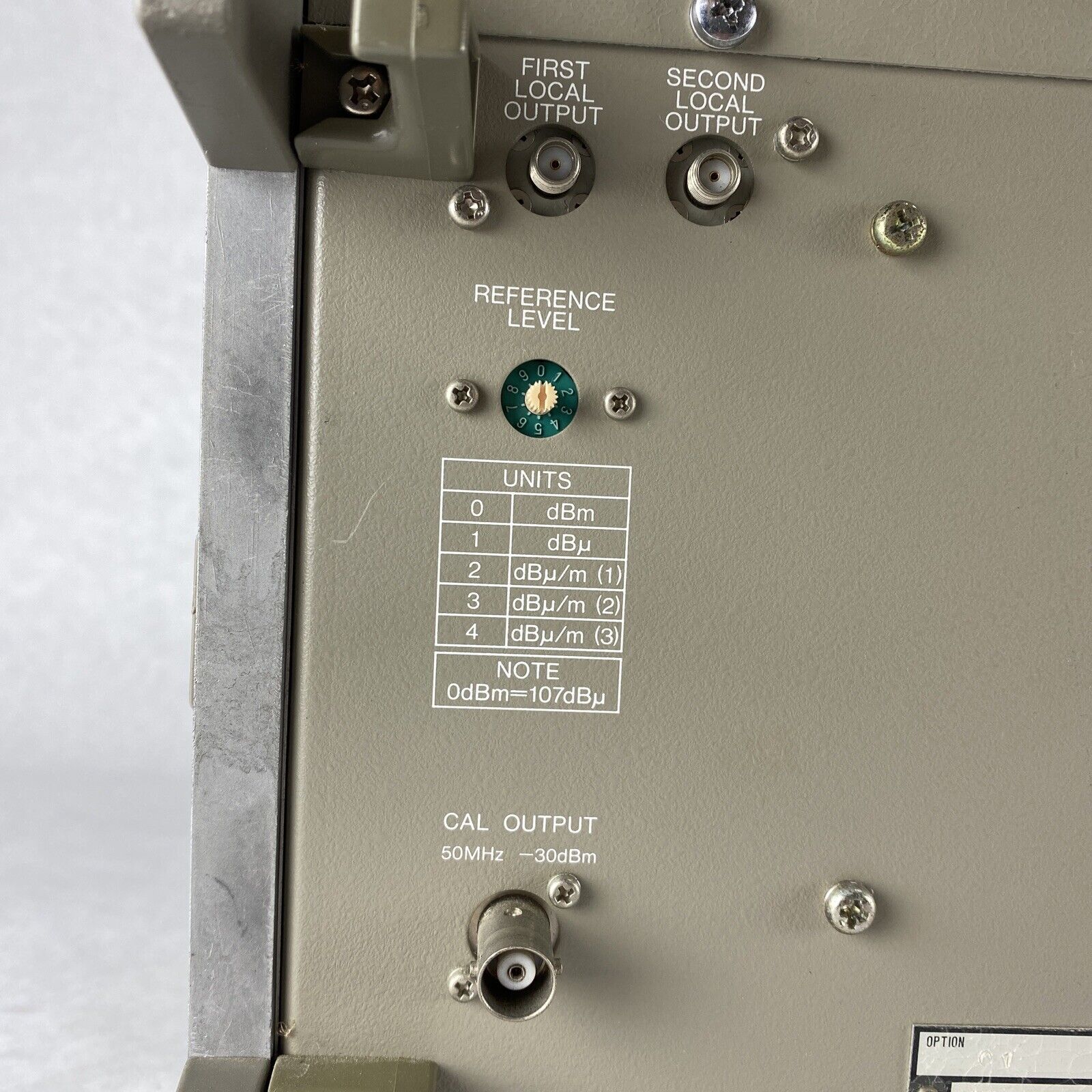 Anritsu MS610B Option 01 Spectrum Analyzer 10kHz- 2GHz UNTESTED