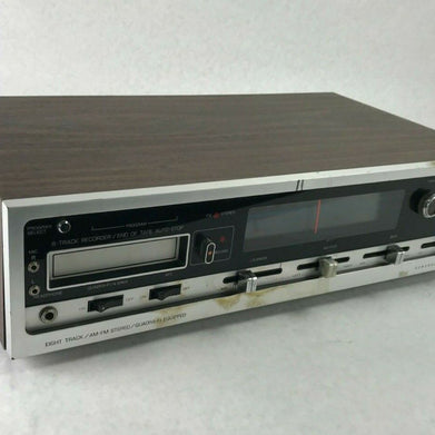 General Electric GE Stereo AM/FM 8 Track Player Music System 9-7201A
